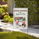 Henkilökohtainen Making Memories Yksi leirintäalue kerrallaan Garden Flag lahja pariskunnalle