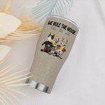Vaso personalizado I Rule the House 30oz Curved Tumbler Cute Cat Dog Insulated Coffee Cup Gift for Pet Lover Owner