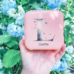 Personalisierte Sterne Mond Wasserdichtes Leder Schmuckkästchen mit Initialen und Namen Hochzeitstag Geschenk für Sie