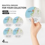 Personalized Where It All Began Map Square Coasters Set of 4 with Names and Date Anniversary Valentine's Day Gift for Him Her Couple