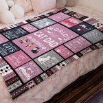 Personalised World's Best Dog Dad Soft Puppy Blanket with Name Birthday Gift for Cat Dog Pet Lover Owner