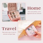 Personalisierte Sterne Mond Wasserdichtes Leder Schmuckkästchen mit Initialen und Namen Hochzeitstag Geschenk für Sie