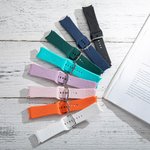 Personalised Infinity Silicone Watch Band with Couple's Name Valentine's Day Anniversary Gift for Apple Samsung