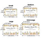 Personalized Food Grade Easter Peter Rabbit Biscuit Tin with Name and Text Gift for Family