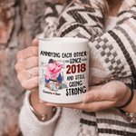 Personalized Bed Mug Ceramic Mug with Name Annoying Each Other Since Years and Still Going Strong Valentine's Day Gift for Couple
