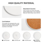 Gepersonaliseerde Waar Het Allemaal Begon Kaart Ronde Onderzetters Set van 4 met Naam Adres en Datum Verjaardag Valentijnsdag Cadeau voor Hem Haar Paa