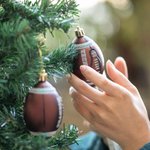 Personalised Rugby Ornament with Name and Number Little League Home Decoration Gift for Rugby Players Coaches