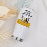 Vaso curvo aislado de 30oz personalizado We're Telling You We're Not Pets con 1-6 gatos perros Regalo de cumpleaños para el dueño amante de las mascot