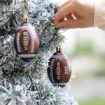 Personalised Rugby Ornament with Name and Number Little League Home Decoration Gift for Rugby Players Coaches