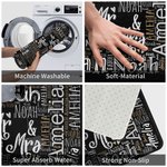 Personalisierte Multicolor Wort Wolke Anti-Rutsch-Tür-Matte Valentinstag Geschenk für Paar