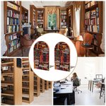 Personnalisé 1 paire de serre-livres pour étagères Bibliothèque Livre Design rétro avec nom Cadeau pour amoureux des livres