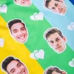 Personalisierte lustige Regenbogen Gesicht Boxershorts Slip Unterwäsche mit Herzen Valentinstag Geschenk für Männer