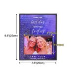 Personalized Best Day With You Photo Frame Eras Tour Home Decoration Concert Memory Gift for Bestie Swiftie Fan