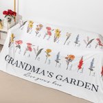 Couverture Polaire Personnalisée avec Fleur de Naissance de Famille Cadeau d'Anniversaire Fête des Mères pour Maman Grand-mère