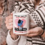 Taza de Cerámica Personalizada Línea Corazón No Es Que Yo Esté Cachonda Todo El Tiempo Es Que Tú Siempre Eres Sexy Regalo de San Valentín para Pareja