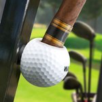 Personlig magnetisk golfbollscigarrhållare med ikon eller text Födelsedagspresent för golfälskare Cigarrälskare