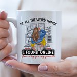 Tazza in ceramica da salotto personalizzata con nome di tutte le cose strane che ho trovato online Sei di gran lunga il mio regalo di San Valentino pr