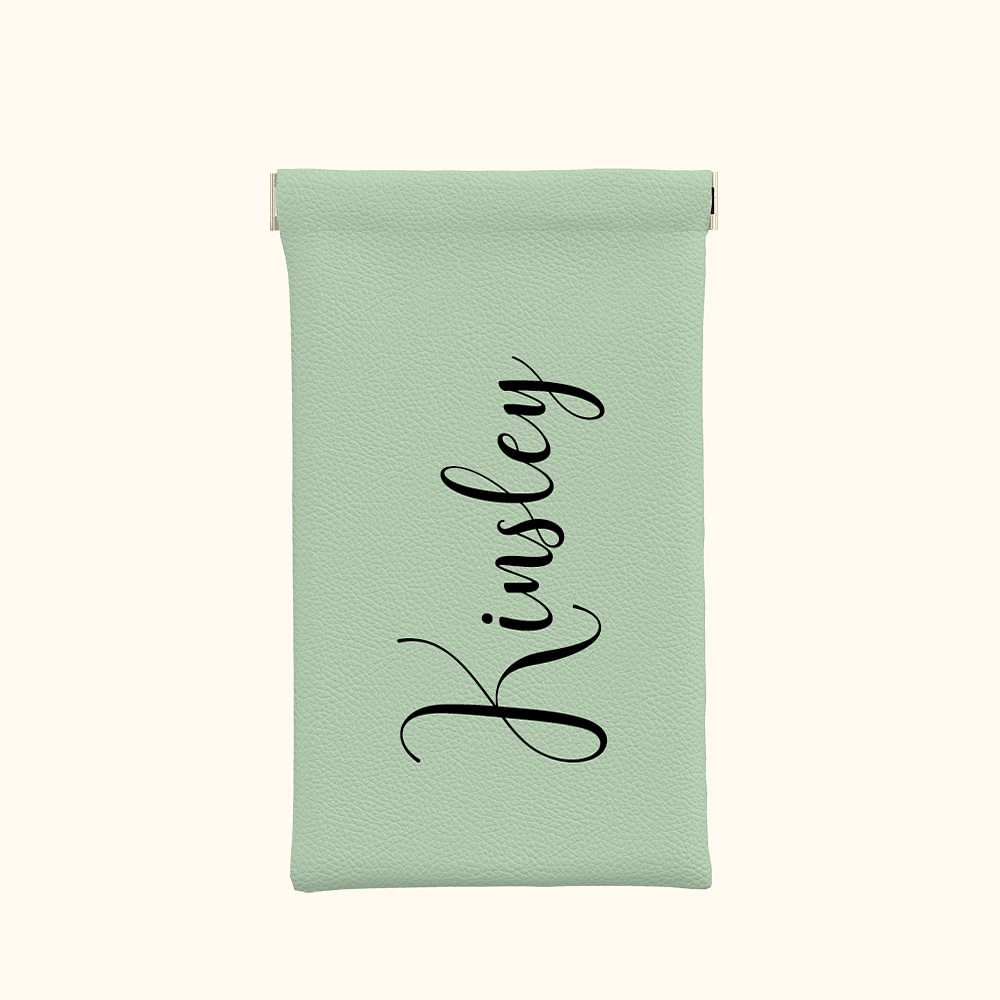 Pochette à lunettes étanche personnalisé avec nom Cadeau de mariage et d'anniversaire pour la famille et les amis