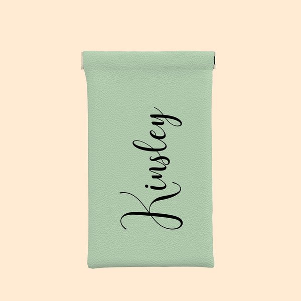 Pochette à lunettes étanche personnalisé avec nom Cadeau de mariage et d'anniversaire pour la famille et les amis