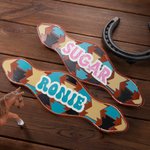 Personalised Horse Noseband with Name Leather Bridle Equipment Gift for Horse Lover Equestrian