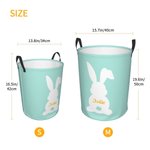 Personifierad söt kanin med kaninsvans Tvättförvaringskorg med stor kapacitet för leksaker, böcker och små föremål Påskpresent till barn