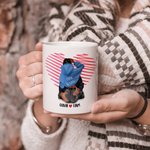 Personalised Line Heart I Love You I'm Keeping You White Ceramic Mug Valentine's Day Gift for Couple Lover