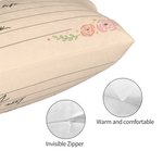 Taie d'oreiller personnalisée avec nom et texte pour la Saint-Valentin Cadeau d'anniversaire pour couple Famille