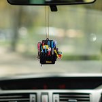 Personalized Electrician Tool Box 2D Keychain Car Ornament Birthday Father's Day Gift for Dad Electrician