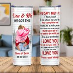 Cadeau d'anniversaire de Saint-Valentin personnalisé avec nom et couvercle.