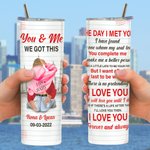 Cadeau d'anniversaire de Saint-Valentin personnalisé avec nom et couvercle.