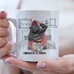 Personalized Cozy Bed I Met You I Liked You I Love You I'm Keeping You White Ceramic Mug Valentine's Day Gift for Couple