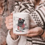 Personalized Cozy Bed I Met You I Liked You I Love You I'm Keeping You White Ceramic Mug Valentine's Day Gift for Couple