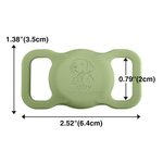 Personalized Protective Airtag Cover Collar with Engraved Name Gift for Dog Pet Lover