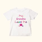 Personalisierte Jemand liebt mich buntes Kind T-Shirt Baby Onesie mit Namen Geburtstag Baby Dusche Geschenk für Baby Kinder