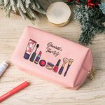Personalized Playful Makeup Bag with Name Valentine's Birthday Wedding Gift for Besties Bridesmaid