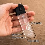 Porte-clés LED Style Pixel Personnalisé Cadeau de St-Valentin Anniversaire pour Couple Joueurs