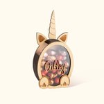 Personalized Bunny Fantasy Unicorn Dino Easter Egg Drop Money Box Chocolate Eggs Holder Easter Gift for Kids