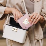 Trousse de voyage portable et pliable pour bijoux avec lettre Cadeau d'anniversaire de la Saint-Valentin pour les femmes