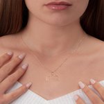 Personalisierte Hund Katze Ohren Umriss Halskette Zeichnung Anhänger Schmuck Geburtstag Geschenk für Tierliebhaber Besitzer