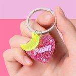 Collier d'identification Rose en acrylique avec nom et coordonnées gravés Cadeau pour le propriétaire de l'animal