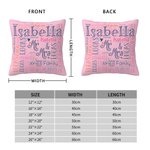 Personalisierte Multicolor Wort Wolke Signatur Stil werfen Kissen Abdeckung Valentinstag Hochzeit Geschenk für Paar