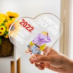 Personalizada Cama Acogedora Molestarse mutuamente durante años Corazón Placa de acrílico Día de San Valentín Aniversario Regalo para Pareja
