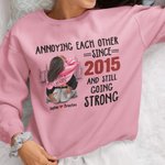 Sudadera personalizada Annoying Each Other Since Many Years Valentine's Day Anniversary Gift for Couples