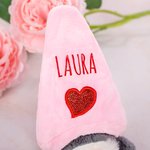 Gepersonaliseerde schattige hart valentijn kabouter pluche pop met naam Home Decor Valentijnsdag Verjaardagscadeau voor paar kinderen