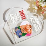 Personalizada Burbuja de amor molestos unos a otros durante años Corazón placa de acrílico Día de San Valentín Aniversario de regalo para la pareja