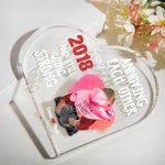 Personalizada acuarela amor molestos unos a otros durante años corazón placa de acrílico Día de San Valentín regalo de aniversario para la pareja