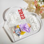 Personalizada Cama Acogedora Molestarse mutuamente durante años Corazón Placa de acrílico Día de San Valentín Aniversario Regalo para Pareja