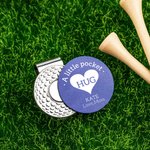 Personalized Golf Ball Marker Magnetic Hat Clip with Heart and Text Couple Golf Accessories Valentine's Day Gift for Golf Lover