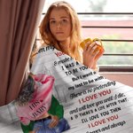 Manta personalizada Busy City con nombre y palabras de amor Decoración romántica para el hogar Regalo de San Valentín Aniversario para pareja