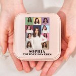 Boîte à Bijoux Personnalisée Eras Tour Poster Photos Collage Noël Mariage Fête des Mères Cadeau pour Elle